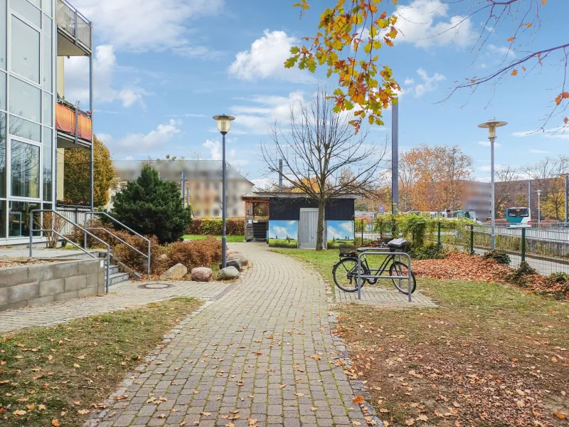 Fahrradstellplatz - Müllplatz