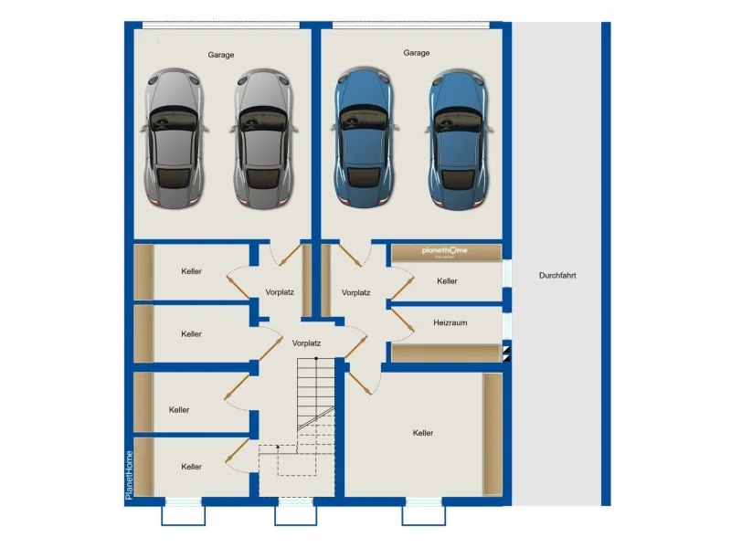 Grundriss Untergeschoss