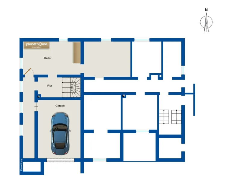 Grundriss UG Haus Nr. 23 