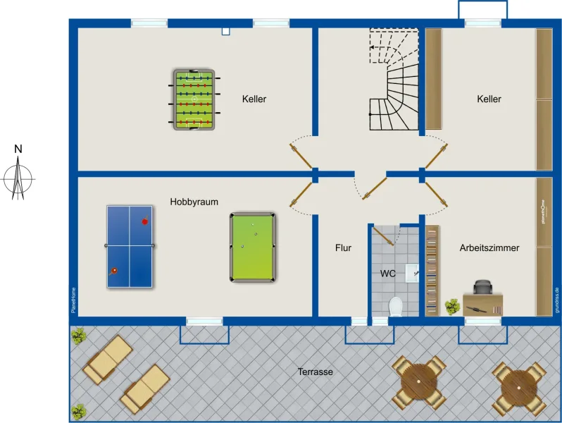 Beispiel Ausbau Basement