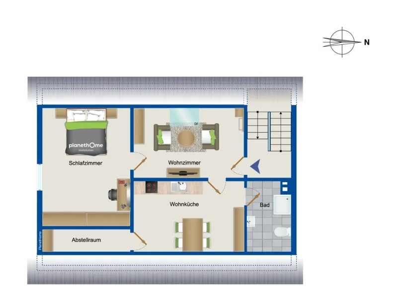 Grundriss Dachgeschoss 