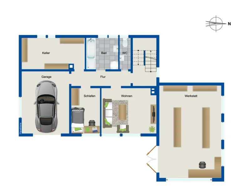 Grundriss Untergeschoss