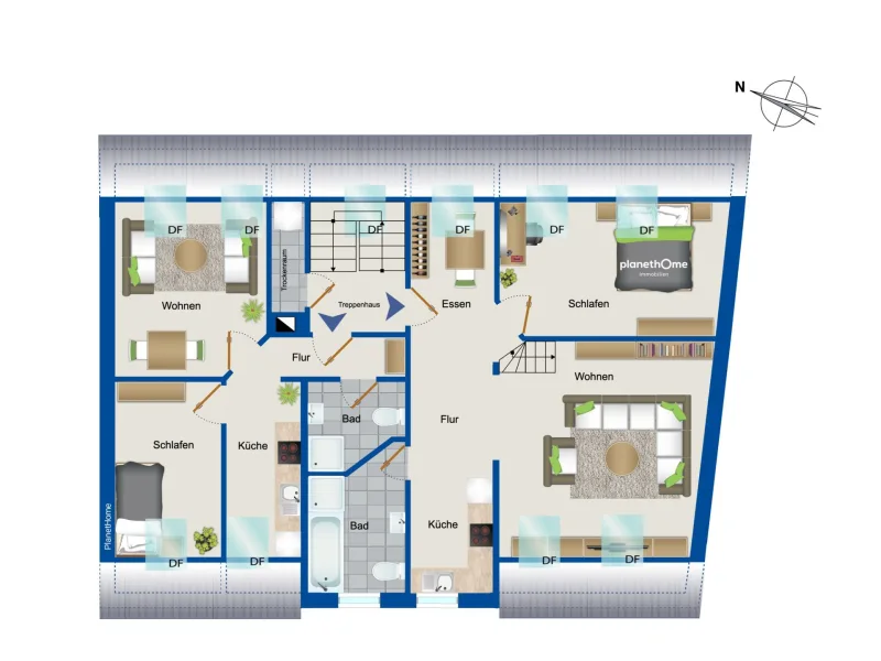 Grundriss Dachgeschoss