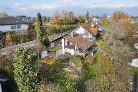 Ansicht von oben - Haus kaufen in Bad Saulgau - Großzügiges Einfamilienhaus mit Einliegerwohnung in Bad Saulgau