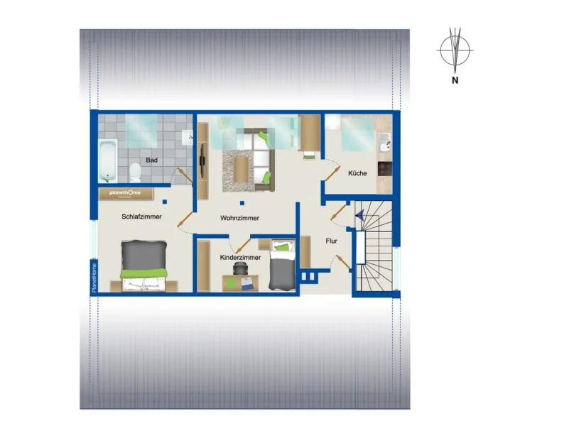 Grundriss Dachgeschoss