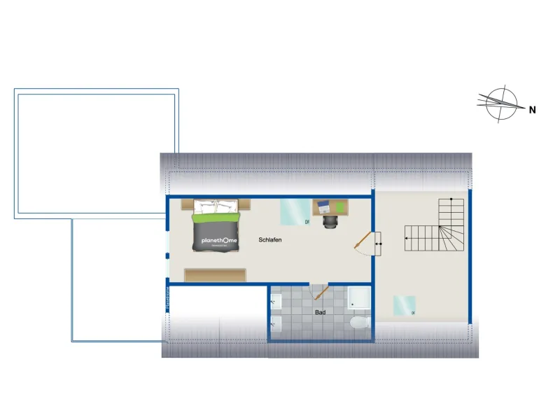 Grundriss Dachgeschoss