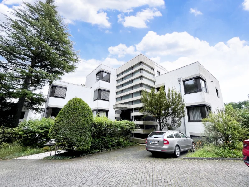 Objektansicht - Wohnung kaufen in Bonn - Gemütliche 2-Zimmer-Wohnung mit Panoramablick auf das Siebengebirge in Bonn-Muffendorf