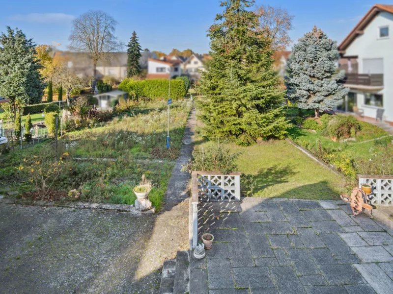 Ausblick vom Balkon