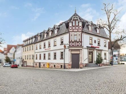 Titelbild - Haus kaufen in Bad Salzungen - Mehrfamilienhaus mit Gewerbeeinheit in der Fußgängerzone von Bad Salzungen