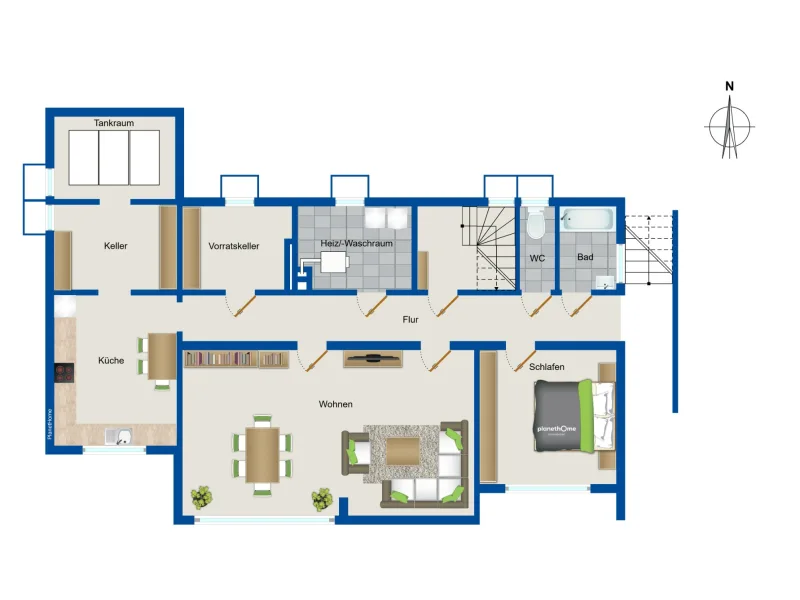 Grundriss Untergeschoss