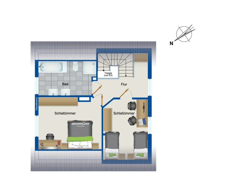 Grundriss - Dachgeschoss