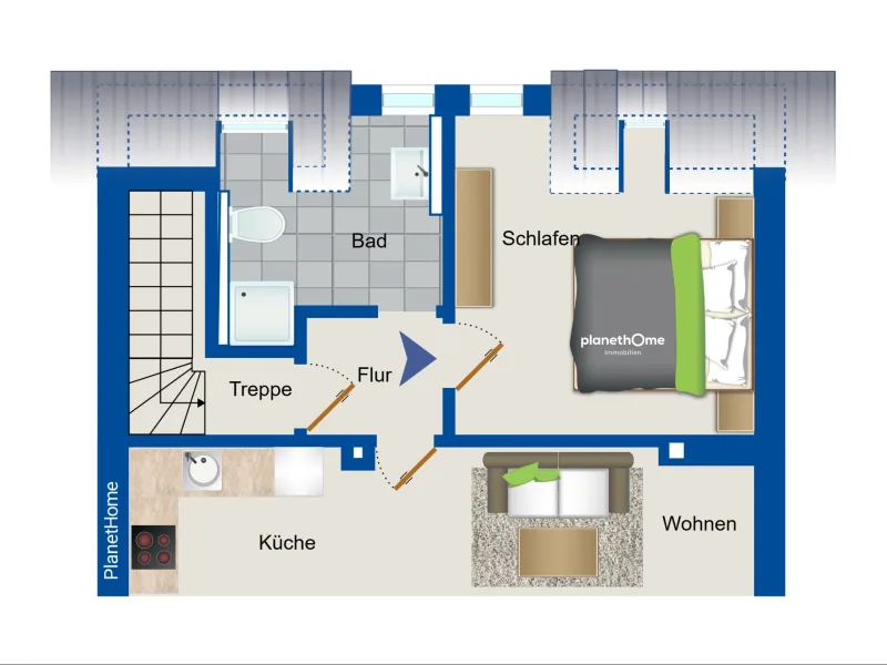 Grundriss Dachgeschoss