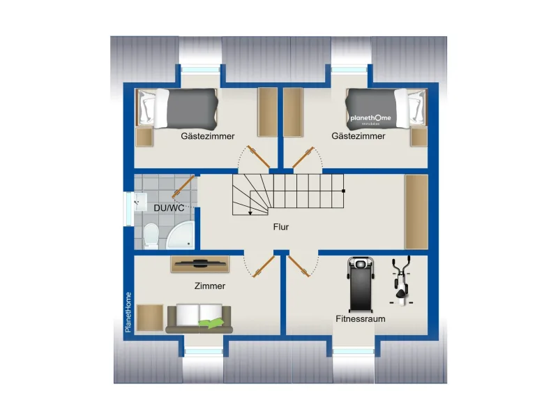 Grundriss Dachgeschoss