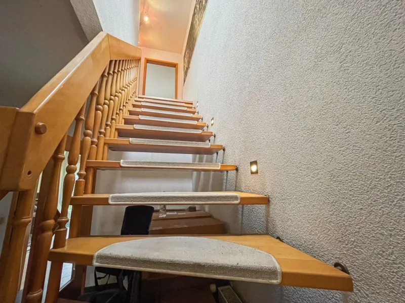 Treppe ins Dachgeschoss