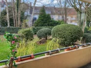 Balkon mit Gartenblick