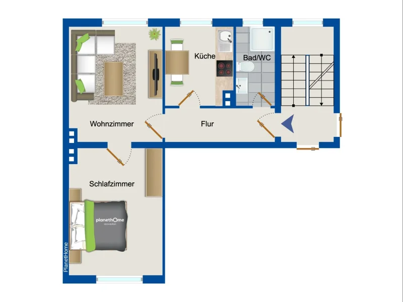 Grundriss 1. Obergeschoss