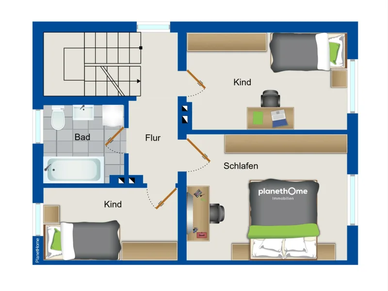 Grundriss Obergeschoss