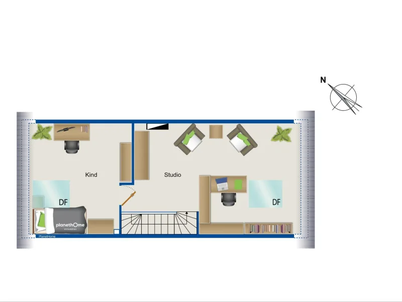 Grundriss Dachgeschoss