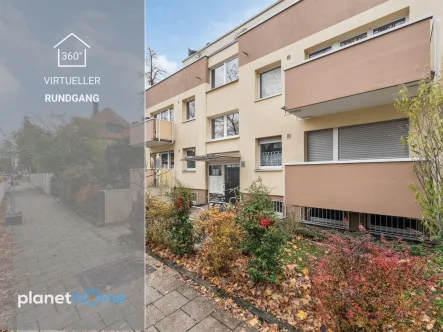 Außenansicht - Wohnung kaufen in München - Charmantes und gepflegtes Apartment im 1.OG mit Westbalkon in guter Lage von München-Laim