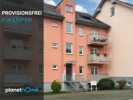 TGitel - Wohnung kaufen in Weida - Provisionsfrei für Käufer: Vermietete 1-Zimmer-Wohnung in ruhiger Lage von Weida 