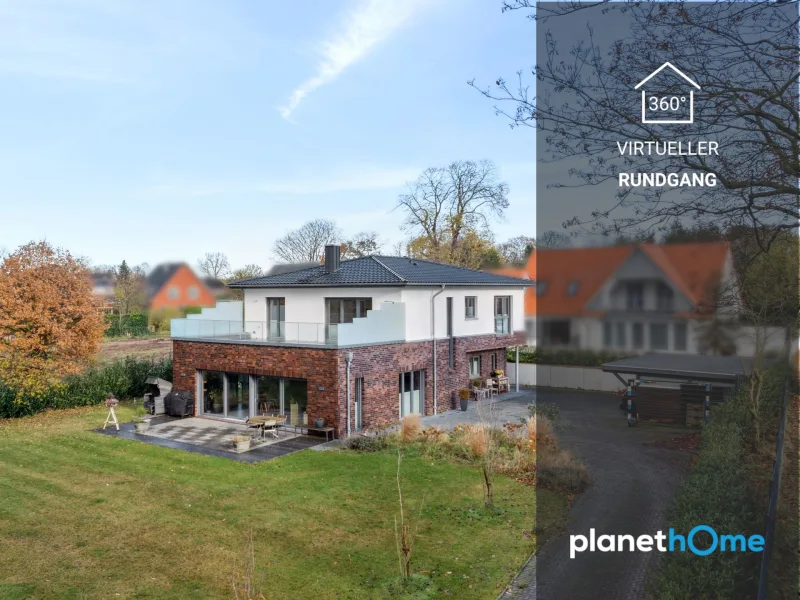 Ansicht - Haus kaufen in Schülp b. Rendsburg - Modernes Einfamilienhaus in Bestlage – Komfort und Innovation vereint in Schülp bei Rendsburg