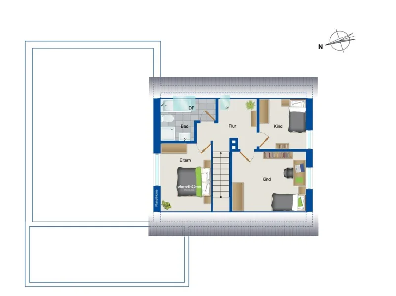 Grundriss Dachgeschoss