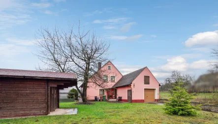 Hausansicht - Haus kaufen in Haundorf - Handwerker und Familien aufgepasst ! Attraktives Einfamilienhaus in Haundorf