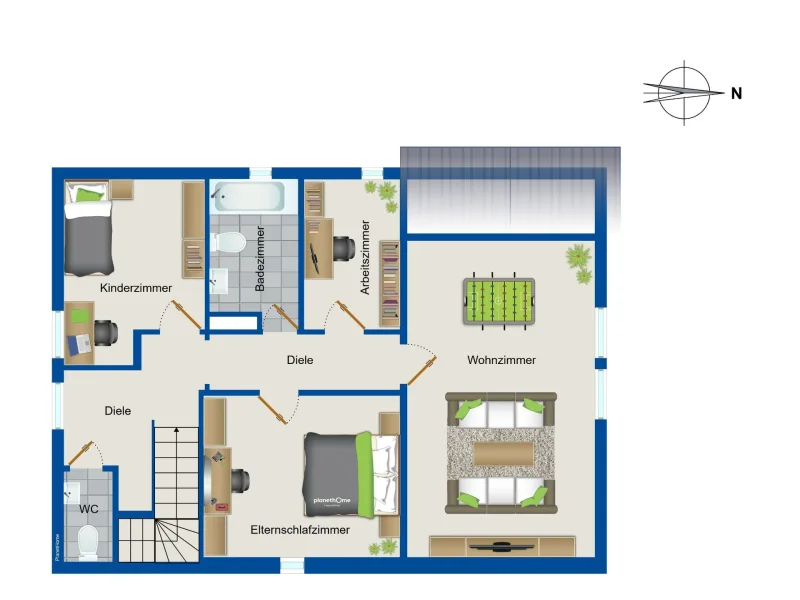 Grundriss Dachgeschoss