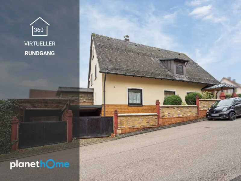 Außenansicht 1 - Haus kaufen in Schwäbisch Hall - Bezugsfreies Einfamilienhaus mit Freisitz, Garten und Garage in beliebter Lage in Schwäbisch Hall