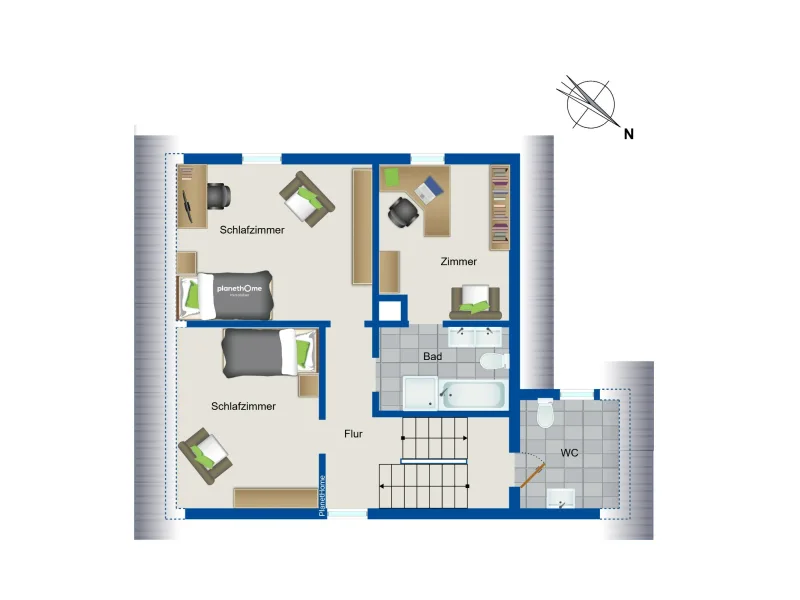 Grundriss Dachgeschoss