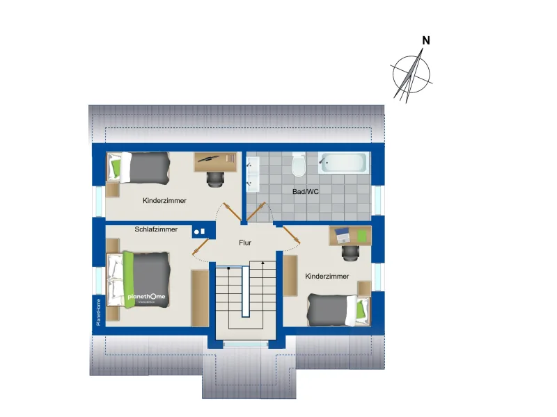 Grundriss - Dachgeschoss