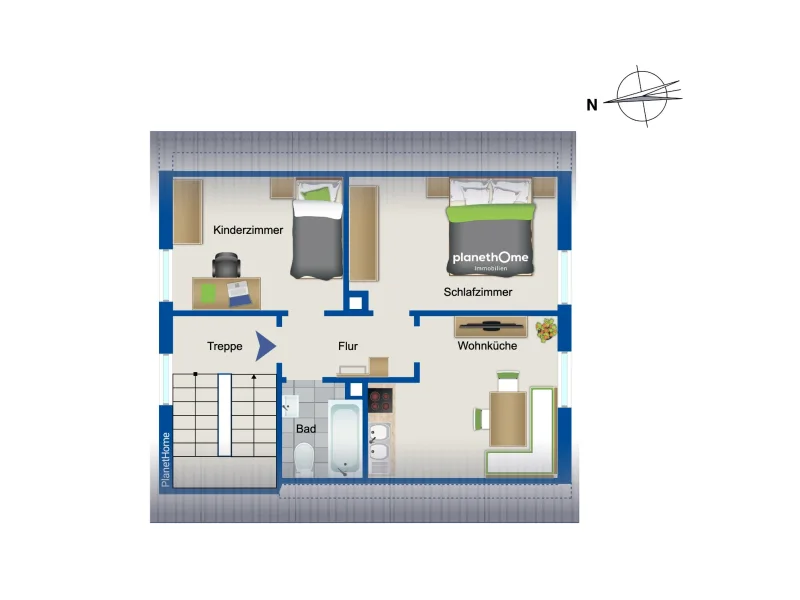 Grundriss - Dachgeschoss