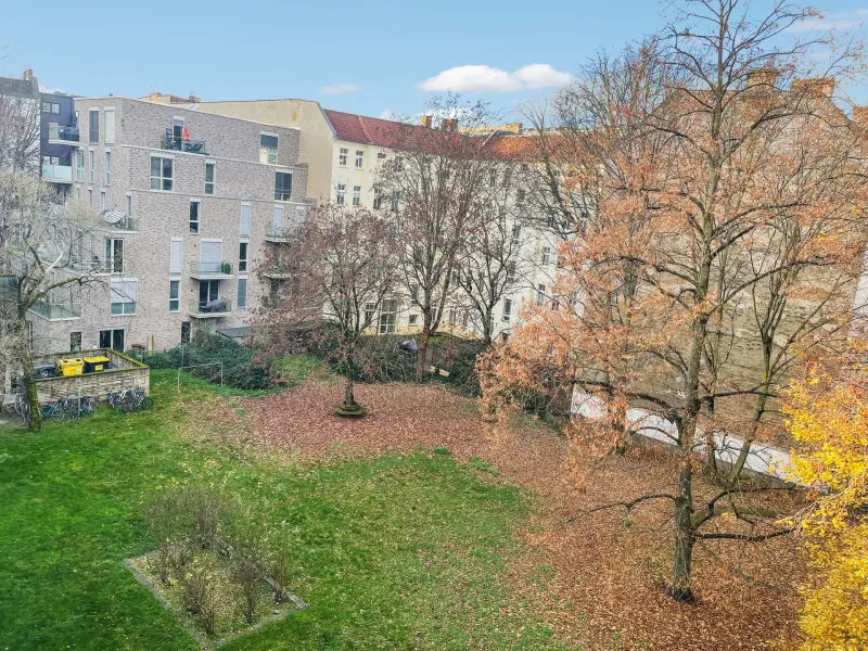 Innenhof Aussicht vom Balkon