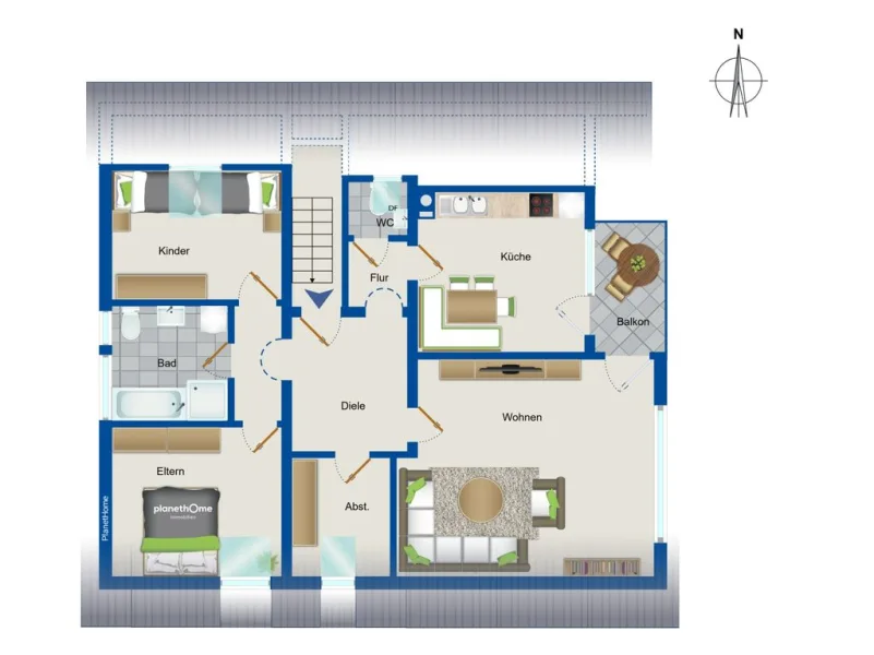 Grundriss Dachgeschoss