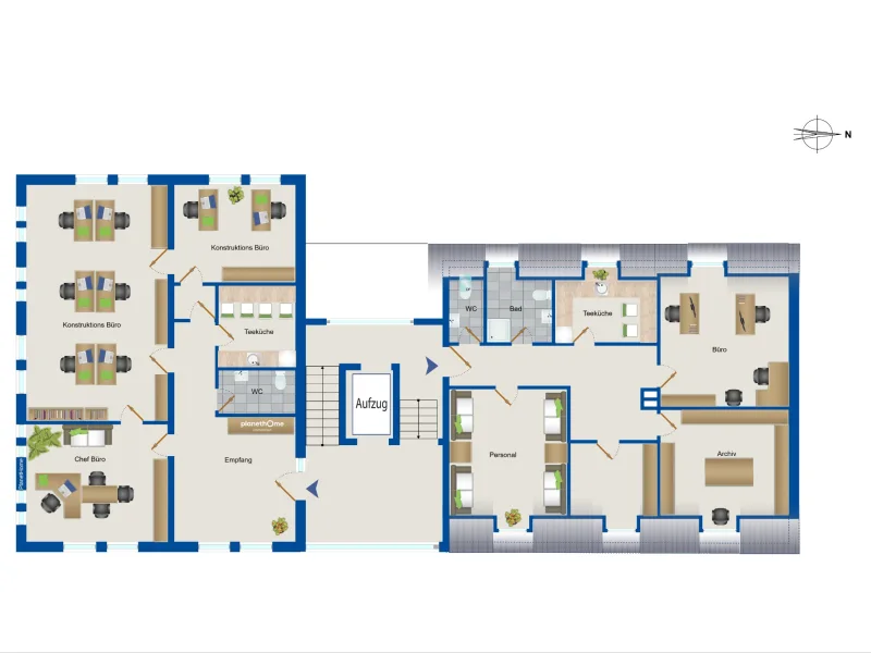 Grundriss 2. Obergeschoss