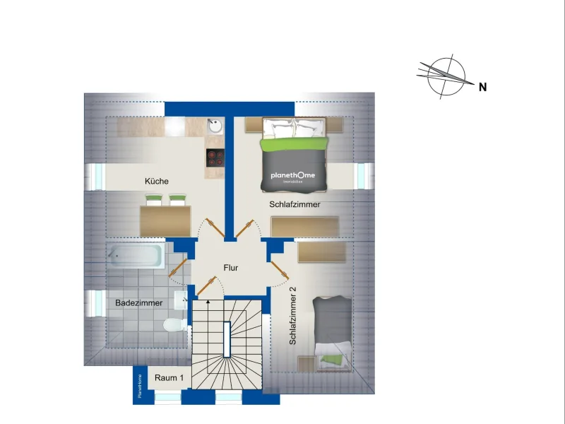 Grundriss Dachgeschoss