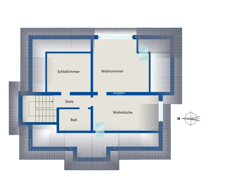 Grundriss Dachgeschoss