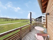 Balkon mit Bergblick