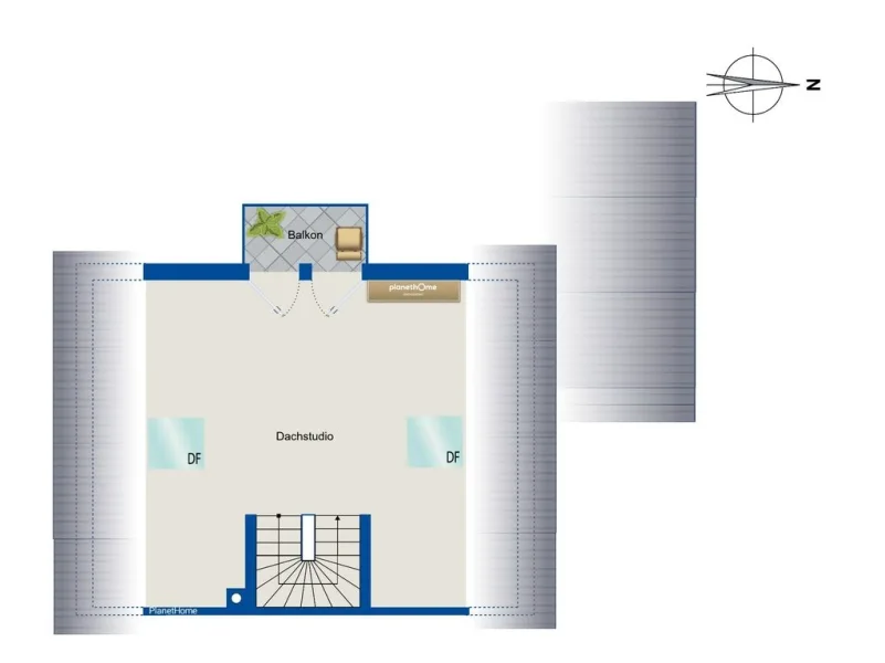 Grundriss Dachgeschoss