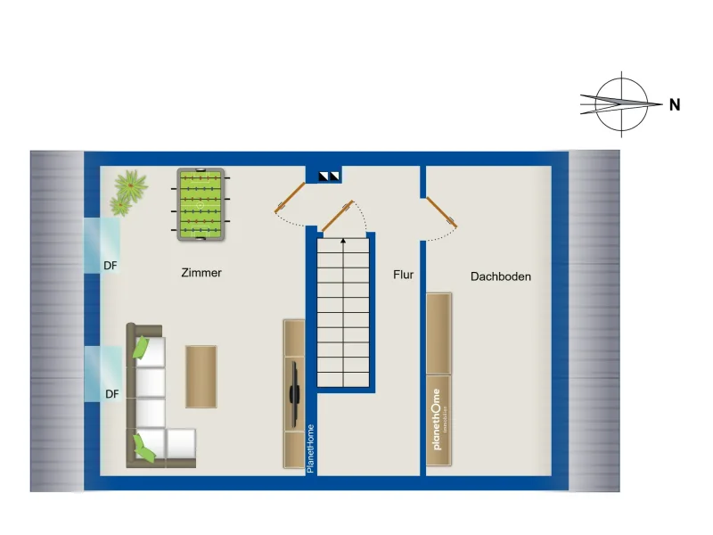 Grundriss - Dachgeschoss