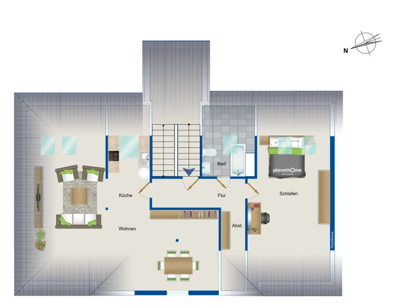 Grundriss DG Haus 15