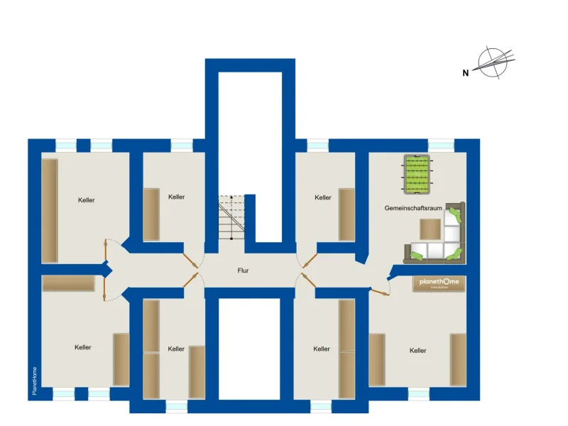 Grundriss Keller Haus 17