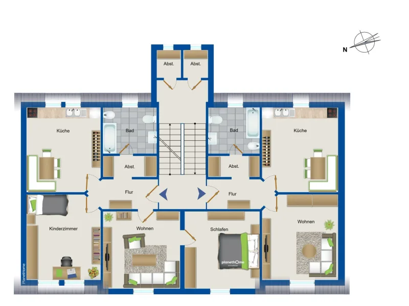 Grundriss 2.OG Haus 17