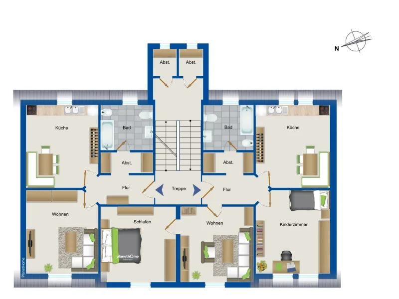 Grundriss 2. OG Haus 15