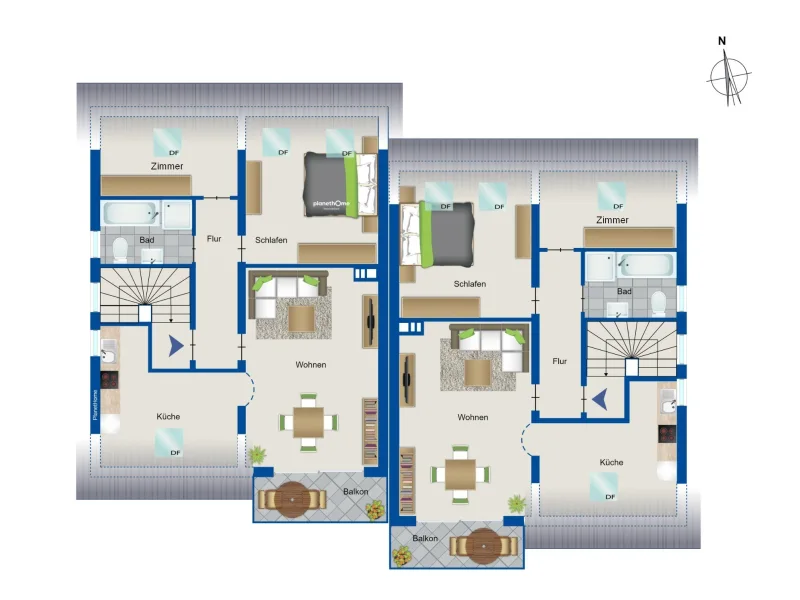 Grundriss Dachgeschoss