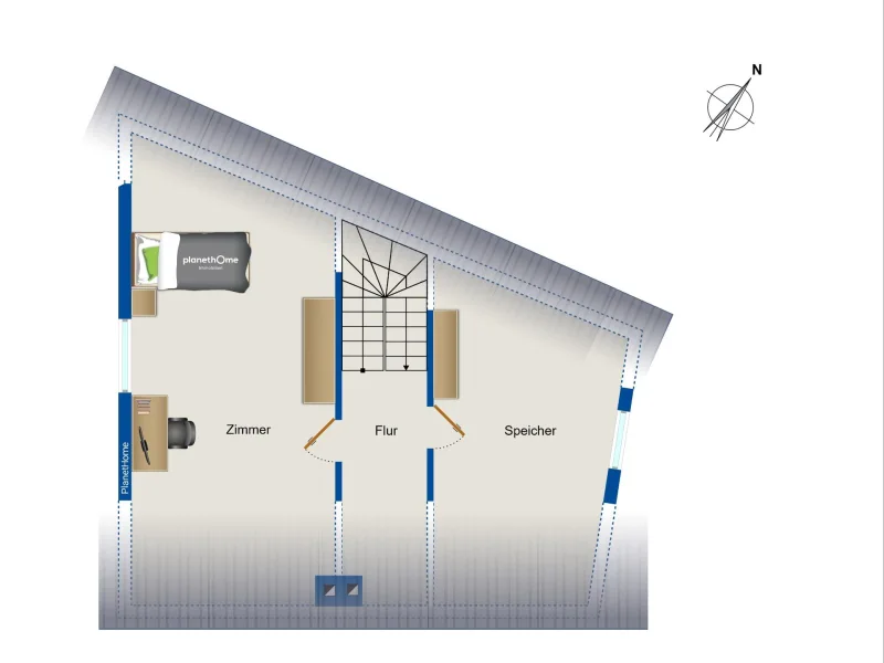 Grundriss Dachgeschoss