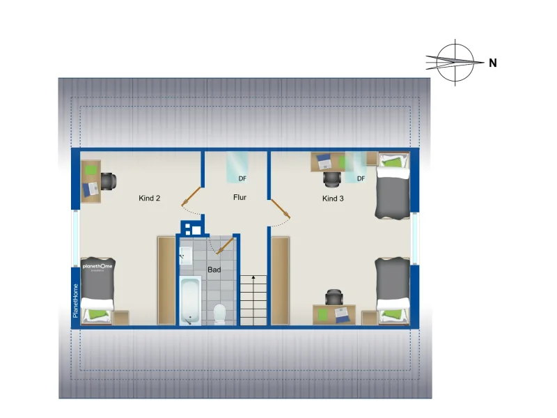 Grundriss Dachgeschoss