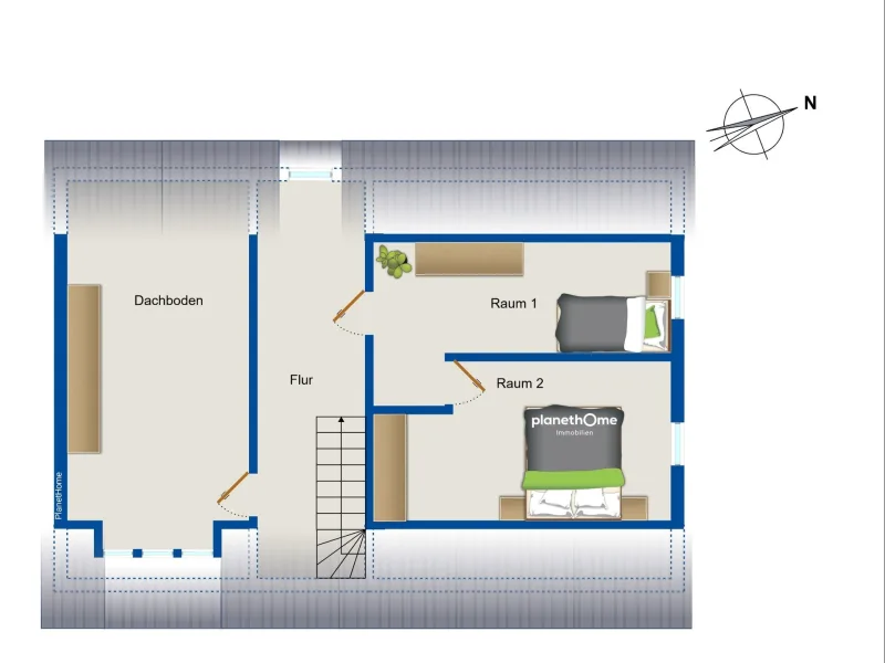 Grundriss - Dachgeschoss