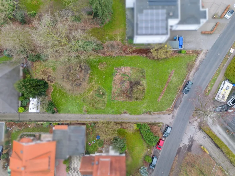 Blick auf das Grundstück - Grundstück kaufen in Oldenburg (Oldenburg) - Großzügiges Baugrundstück mit 2 Flurstücken in Ofenerdiek!