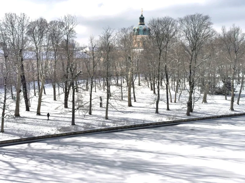 Aussicht Loggia Winter